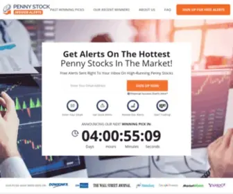 Pennystockinsideralerts.com(Penny Stock Insider Alerts) Screenshot