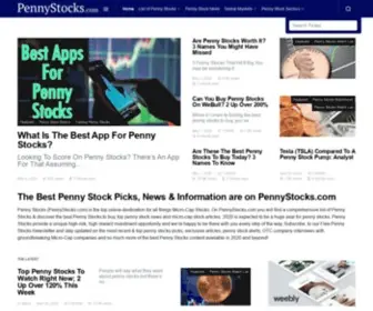 Pennystocks.com(Penny Stocks to Buy) Screenshot