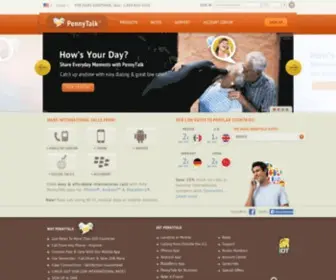 Pennytalk.com(PennyTalk International Calling Service) Screenshot