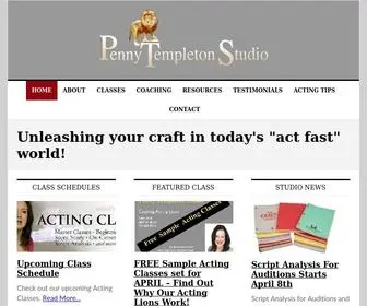 Pennytempletonstudio.com(NYC Online Acting Classes) Screenshot