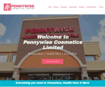 Pennywisecosmetics.com(Pennywise Cosmetics) Screenshot