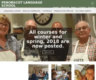 Penobscot.us(Celebrating foreign languages and cultures for over 30 years penobscot language school) Screenshot