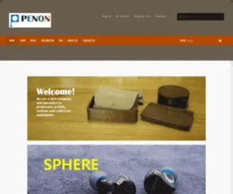 Penon-Official.com(Affordable audio products for audiophiles) Screenshot