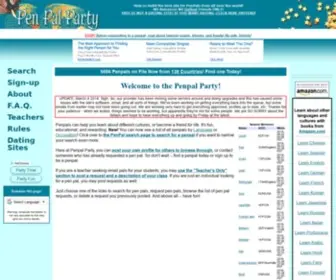 Penpalparty.com(PENPALS) Screenshot