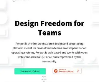 Penpot.app(Design Freedom for Teams) Screenshot