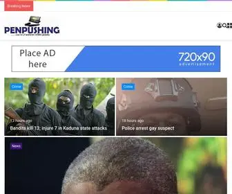 Penpushing.com.ng(Source of Authentic News Globally) Screenshot