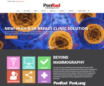 Penrad.com(Mammography Tracking and Reporting Software) Screenshot