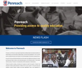Penreach.co.za(NGO) Screenshot