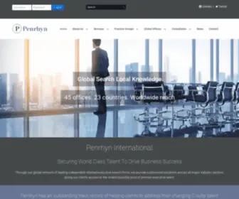 Penrhyn.com(World Class Talent To Drive Business Success) Screenshot