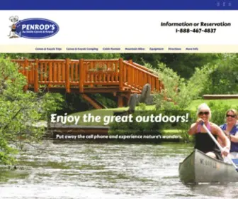 Penrodscanoe.com(Penrod's Canoe) Screenshot