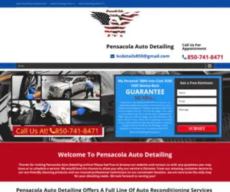 Pensacolaautodetailing.com(Auto Detailing Pensacola FL) Screenshot