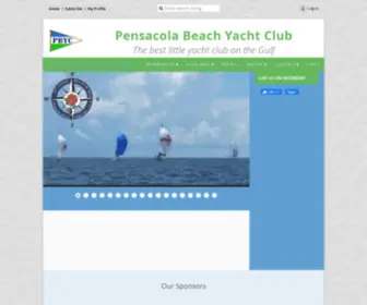 Pensacolabeach-YC.org(Pensacola Beach Yacht Club) Screenshot