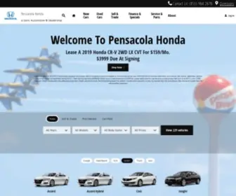 Pensacolahonda.com Screenshot