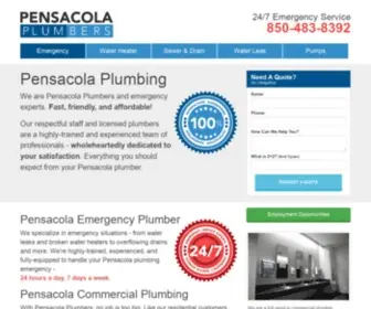 Pensacolaplumbers.com(Pensacola Emergency Plumber) Screenshot