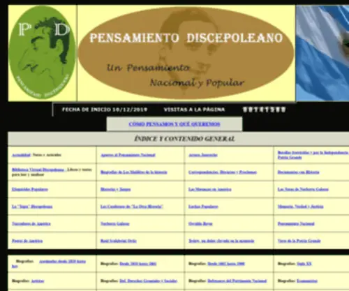 Pensamientodiscepoleano.com.ar(Inicio) Screenshot