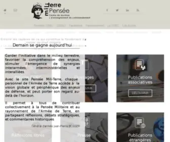 Penseemiliterre.fr(Pensée mili) Screenshot