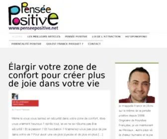 Penseepositive.net(Ce que nous sommes est le resultat de ce que nous avons pensé) Screenshot