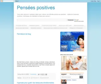 Penseespositives.net(Pensées) Screenshot