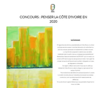 Penserlacotedivoire.com(Concours) Screenshot