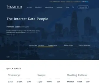 Pensford.com(The Interest Rate People) Screenshot