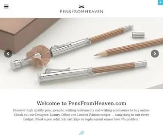 Pensfromheaven.com(Pens, writing instruments) Screenshot