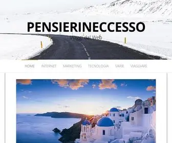 Pensierineccesso.it(Viaggi dal Web) Screenshot