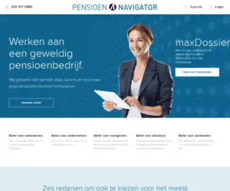 Pensioennavigator.nl(Home) Screenshot