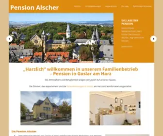 Pension-Alscher.de(Ferienwohnung und Zimmer) Screenshot