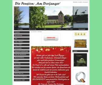 Pension-AM-Dorfanger-Hohennauen.de(Ferchesarer Seenkette) Screenshot