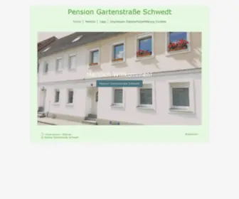 Pension-Gartenstrasse-SChwedt.de(Pension Gartenstraße Schwedt) Screenshot