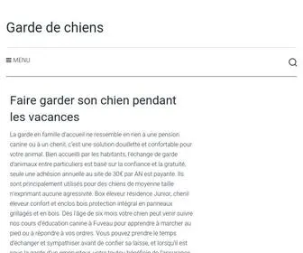 Pension-Pour-Chiens.com(Garde de chiens) Screenshot