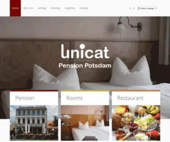 Pension-Unicat.de(Pension Unicat in Potsdam Babelsberg) Screenshot