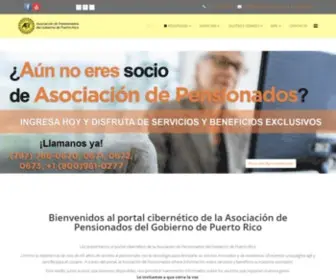 Pensionadospr.org(Asociación) Screenshot