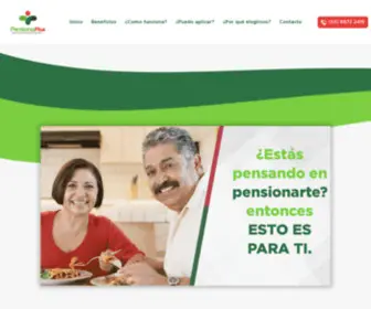 Pensionaplus.com(Pensionate ya con Pensiona Plus) Screenshot