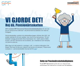 Pensionarsskattekalkylatorn.se(Pensionärsskattekalkylatorn) Screenshot