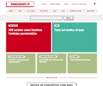 Pensionati.it(Tutto quello che c'è da sapere per vivere meglio) Screenshot