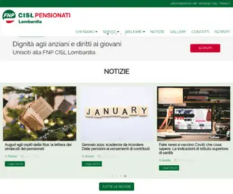 Pensionaticisllombardia.it(FNP CISL Lombardia) Screenshot