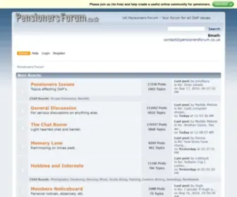 Pensionersforum.co.uk(Pensioners Forum) Screenshot