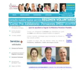 Pensionesimss.com.mx(IMSS Pensiones Jubilacion y Retiro Seguro Social) Screenshot