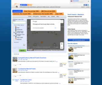 Pensionhotel.com(North America) Screenshot