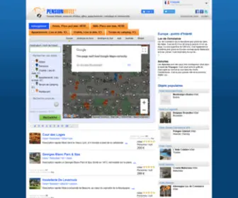 Pensionhotel.fr(Hébergement dans les hôtels et chambres d'hôtes) Screenshot