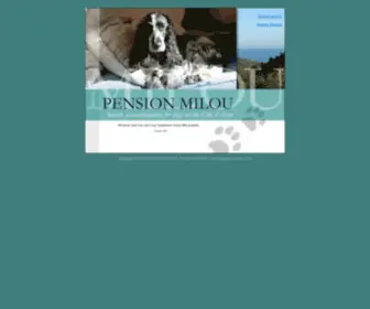 Pensionmilou.com(Pension Milou) Screenshot