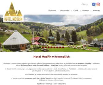 Pensionmodrin.cz(Hotel Modřín) Screenshot