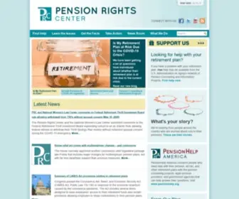 Pensionrights.org(The Pension Rights Center) Screenshot
