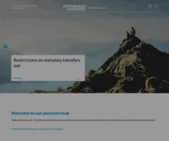 Pensionshub.com(Stephenson Harwood) Screenshot