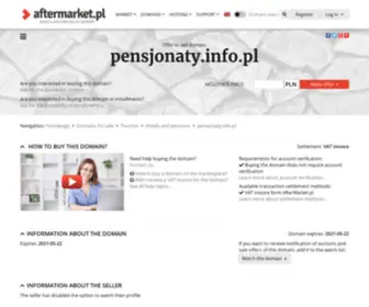 Pensjonaty.info.pl(Cena domeny) Screenshot