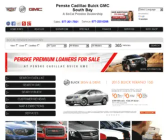 Penskecadillac.com(Penske Cadillac of South Bay in TORRANCE) Screenshot