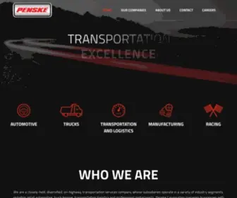 Penske.com(Penske Corporation) Screenshot