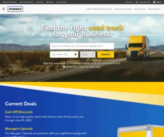 Penskeusedtrucks.com(Used Commercial Trucks) Screenshot