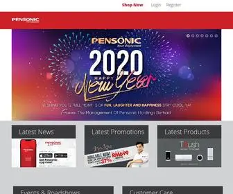 Pensonic.com(Home) Screenshot